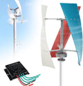 Wind Turbine Home Use Horizontal Generator Kits Blades with Controller to Charge Batteries Off Generator,3000W/5000W Wind Turbine Generator Kit, 12V/24V/48V Vertical Maglev System with 3 Bla