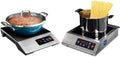 ChangBERT Portable Induction Cooktop 1800W NSF Certified Commercial Range Powerful Countertop Burner & 1800W Commercial Grade Induction Cooktop, NSF Certified Portable Large 8' Heating Coil
