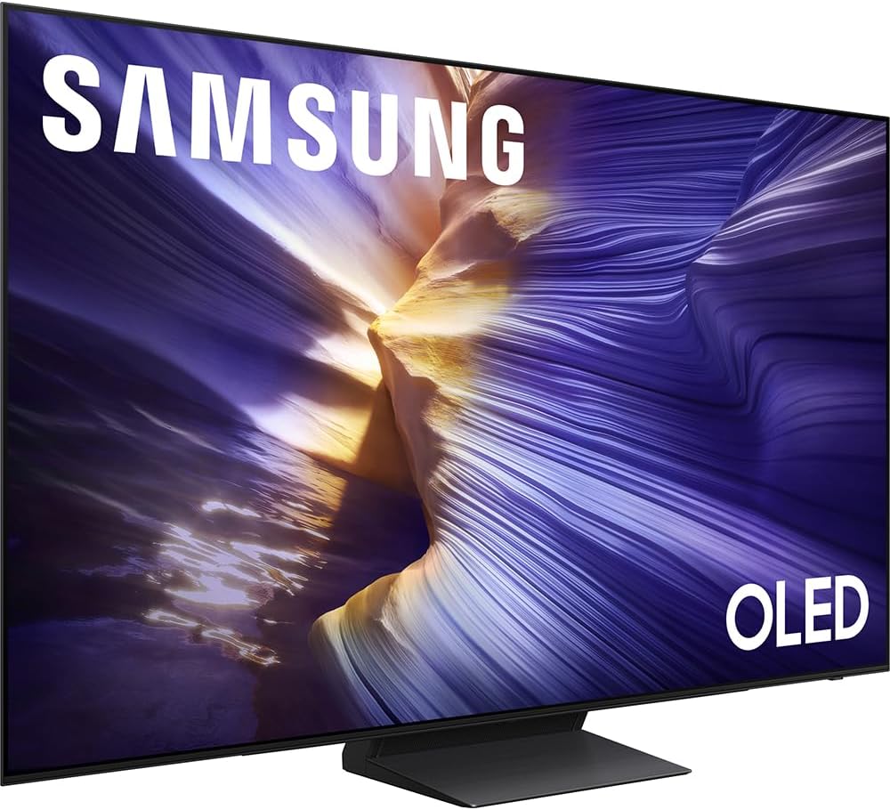 Samsung 65 inch OLED 4K S90F Vision AI Smart TV (2025) (Renewed) Bundle with Deco Gear 6FT HDMI 2.0 Cable and CPS Exclusive 26 Month Protection Pack (BEACH-CPS-26M3500)