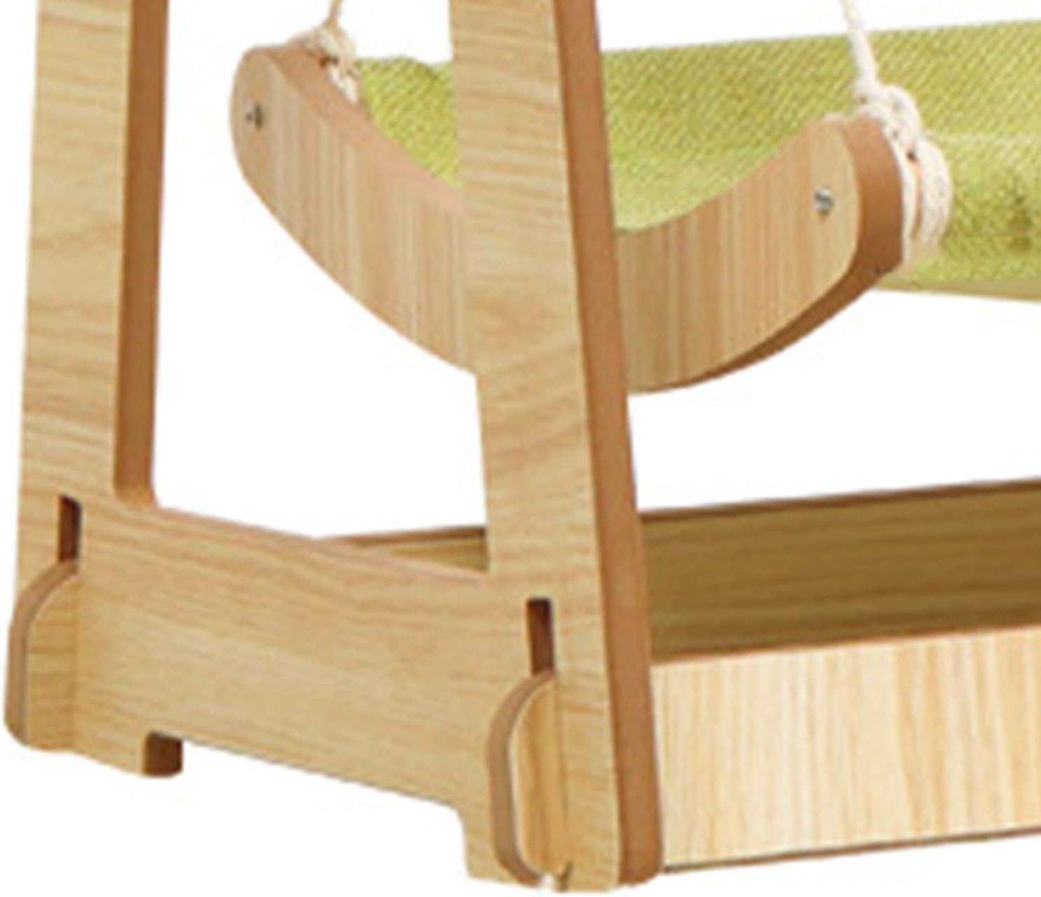 Cat Hammock Bed, Hanging Cat Bed, Hammock Rocking Chair, Wooden Comfortable Breathable Stable Quiet Summer Hanging Cat Bed for All Seasons (DC-006-2)