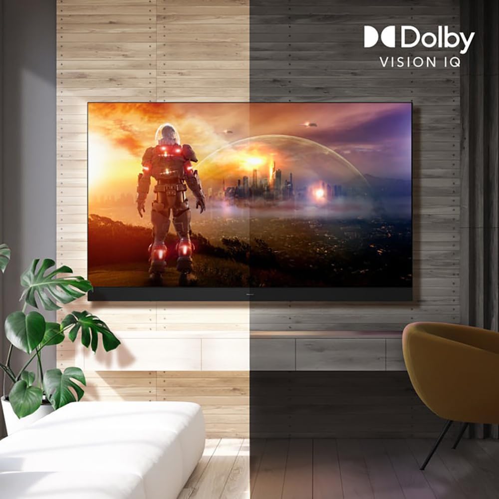 Panasonic TV-65Z95AP Z95 65-inch OLED 4K UHD Smart Fire TV 2024 Bundle with WN10 Neck Speaker, 4 YR CPS Enhanced Protection, 2X HDMI Cable & Deco Gear Complete Home Theater Beginner's Guidebook