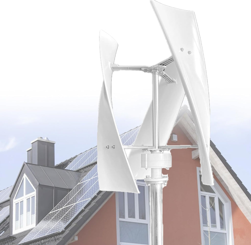 Vertical Wind Turbine Generator 3000W, 12V 24V Magnetic Levitation Turbine with Controller for Home, Street Lighting,24V