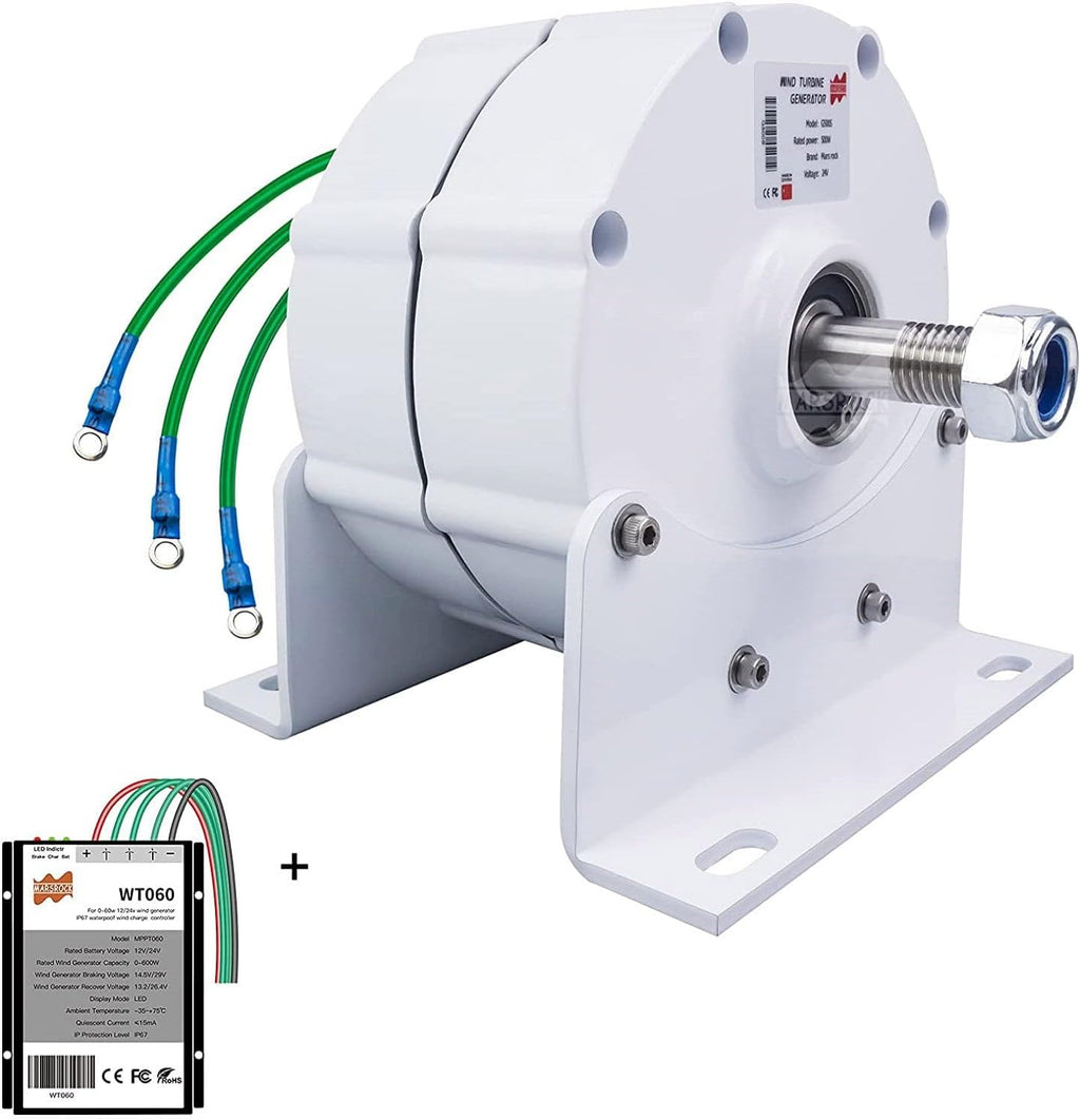 Ac Permanent Magnet Generator, 3000W 5000W 6000W 8000W 9000W 10000W Permanent Magnet Alternator, Good Heat Dissipation, Permanent Magnet Wind Turbine for Vertical Or Horizontal Wind Turbine,24V-5000W