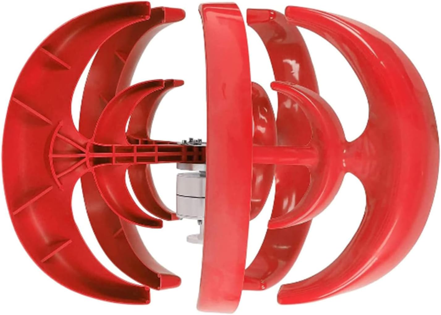 48v,HYZHANHONG High Efficiency 3KW Low Noise Vertical Wind Turbine Generator,12V 24V 48V 5 Blade Lantern Turbine Wind Turbine Generator Suitable for Outdoor Power Generation with Controller
