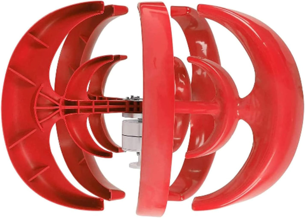 12v,HYZHANHONG High Efficiency 3KW Low Noise Vertical Wind Turbine Generator,12V 24V 48V 5 Blade Lantern Turbine Wind Turbine Generator Suitable for Outdoor Power Generation with Controller
