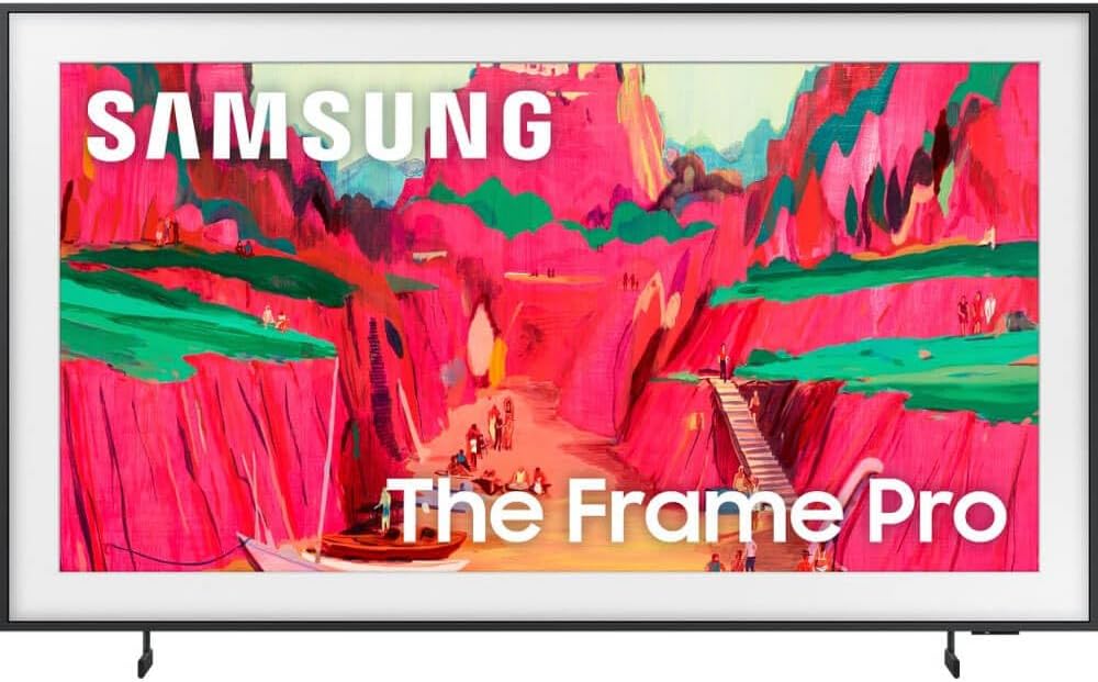 Samsung 65 Inch LS03FW NeoQLED 4K Smart TV, Black (Renewed)