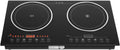 Empava Induction Cooktop 2 Burner, 110V Dual Induction Stove Top with Safety Lock 8 Gears Regulation Embedded/Countertop Inductions Cooker for Kitchen RV