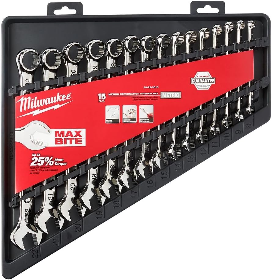 MLW48-22-9515 Combination Wrench Set, Metric