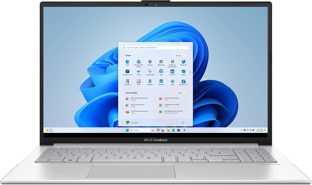 ASUS Vivobook 15.6' FHD PC Laptop|AMD Ryzen 5 7520U(Beat i7-1255U)|AMD Radeon Graphics|WIFI5|Cool Silver| 16GB RAM DDR5 | 512GB SSD | Windows 11 Home | Bundle with USB 3.0 Hub