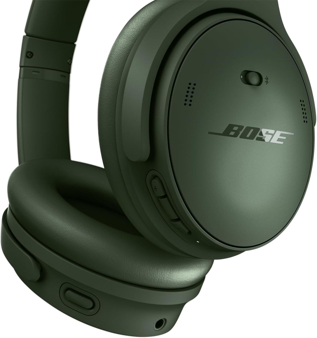 Bose QuietComfort Wireless Noise Cancelling Over Ear Headphones - Cypress Green (Renewed)