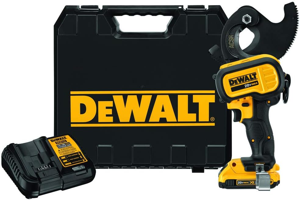 DEWALT DCE155D1 20V MAX Cordless ACSR Cable Cutting Tool Kit