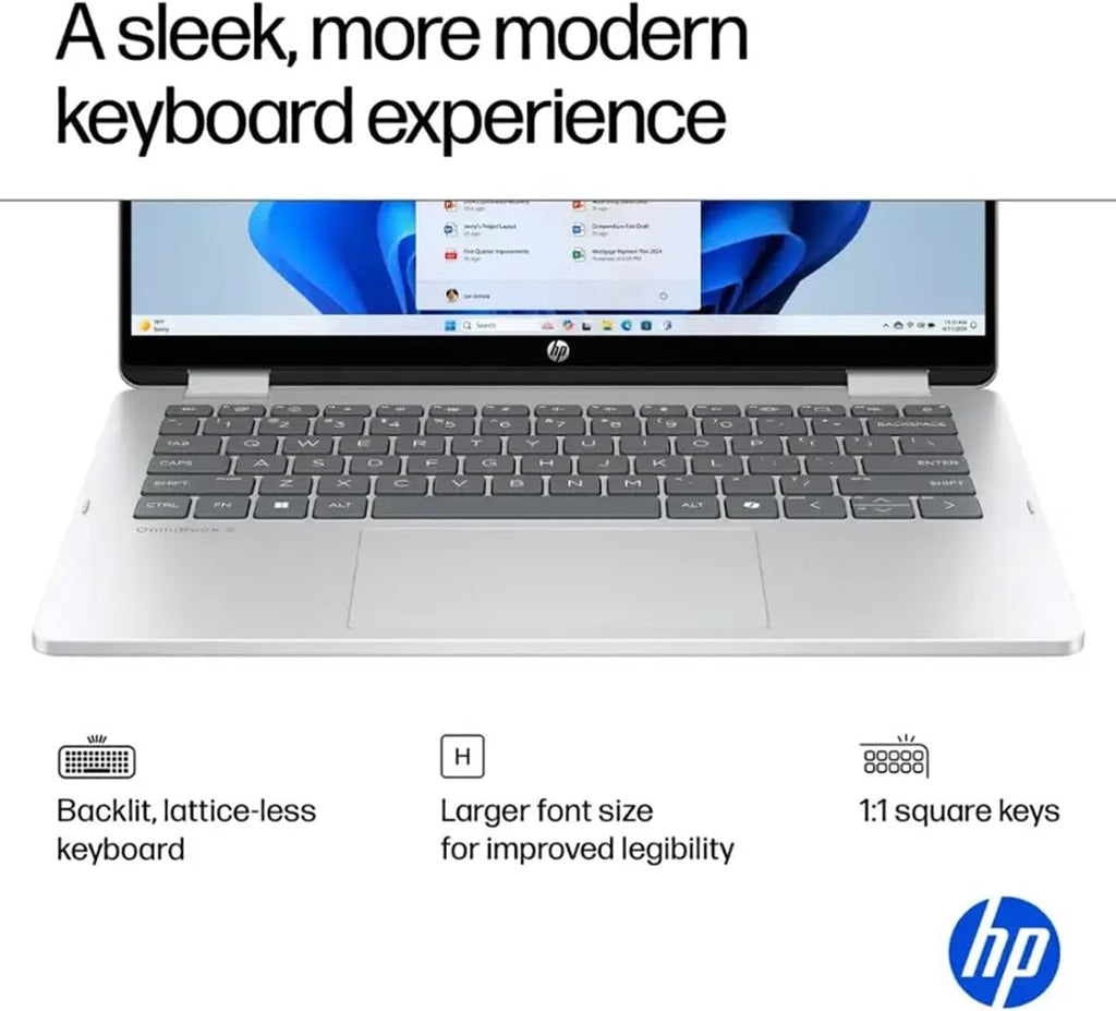 HP OmniBook 5 Flip (Next Gen Envy x360) 2-in-1 Touchscreen AI PC Laptop (14' FHD+, Intel 10-Core 7 150U (> i7 1355U), 16GB DDR5 RAM, 1TB SSD) For Creator, Designer, 5MP IR Webcam, Wi-Fi 6E, Win 11 Pro