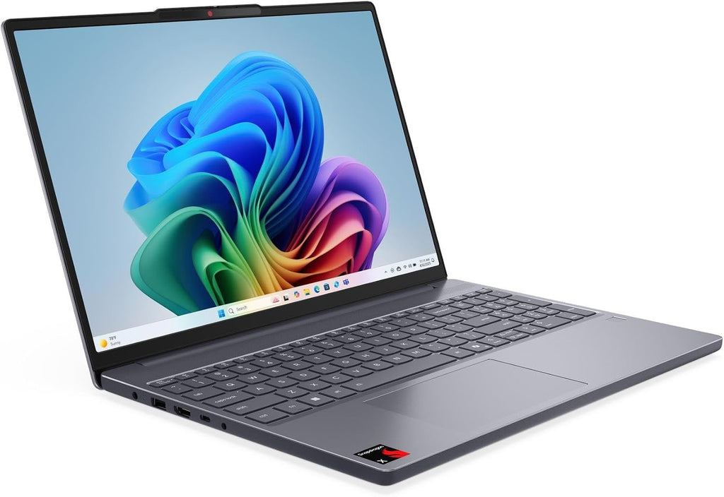 Lenovo 2025 IdeaPad Slim 3 15.3' WUXGA IPS Touchscreen Laptop 8-Core Qualcomm Snapdragon X X1-26-100 16GB LPDDR5 512GB SSD USB-C WiFi BE BT Webcam HDMI1.4 Backlit KB Fingerprint Windows 11 Home