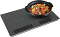 Double Induction Cooktop, 2 Burner Induction Stove Portable Electric Hot Plate For Cooking with 9 Power Levels & 3-Hour Timer Function Sensor Touch for Pots with a Diameter of 7.87 Inches