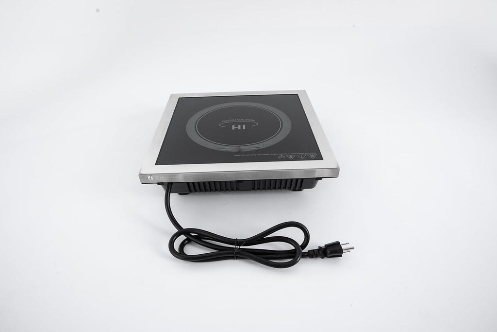 Portable Induction Cooktop, 3500W Professional Countertop Induction Cooktop with 8 Levels Adjustable Temperature & Sensor for Dorm Rooms & Home Kitchens and Backyard Cooking