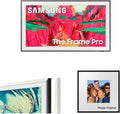 Samsung 75-Inch The Frame Pro 4K Neo QLED TV (2025) + 50-inch White Modern Bezel (2021) + LS60D Music Frame Smart Speaker Bundle