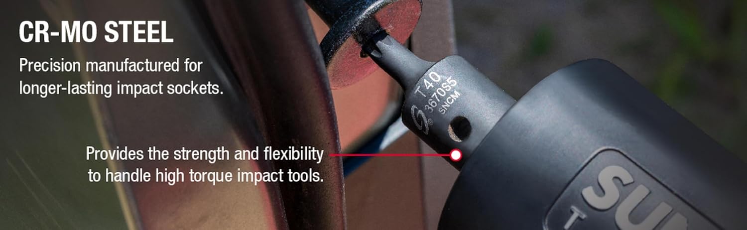 Sunex 3569 3/8' Dr. Master Hex Bit Impact Socket Set (84 Piece)