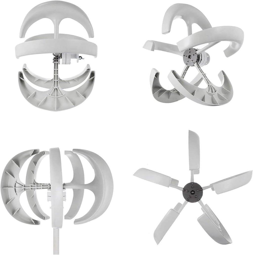 Wind Turbine Generator Kit 3000W 4000W 5000W with Controller, Wind Generator for Home Use, Vertical Wind Turbine Windmill Power Generator,5000W-12V