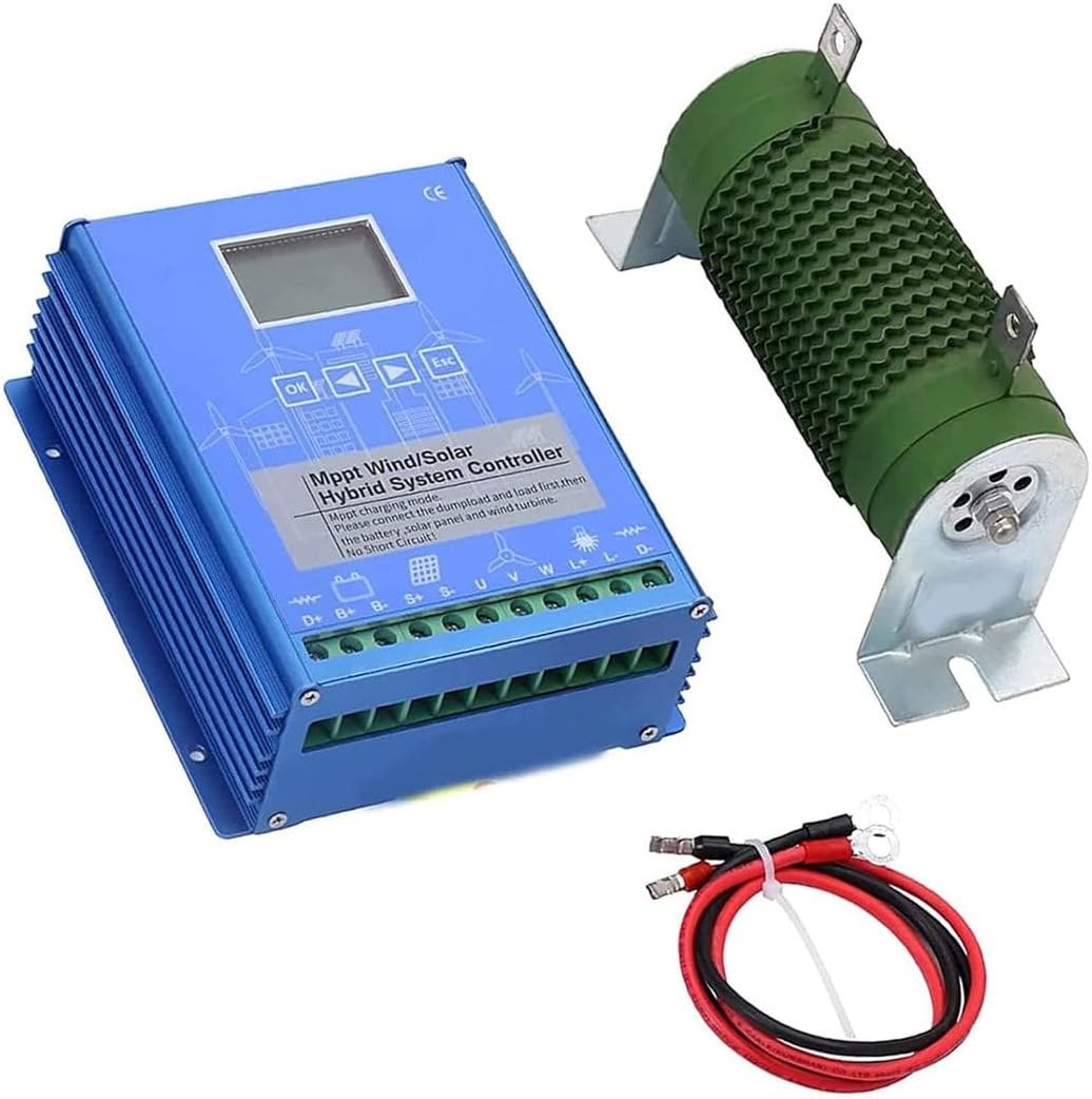 Wind Solar Hybrid System MPPT Charge Controller with Dump Load 3000W,5000W,6000W,8000W,10000W,12000W Wind Turbine Generator Solar Panel 12V/24V/48V Auto Regulator, Solar Controller,12000W-12V