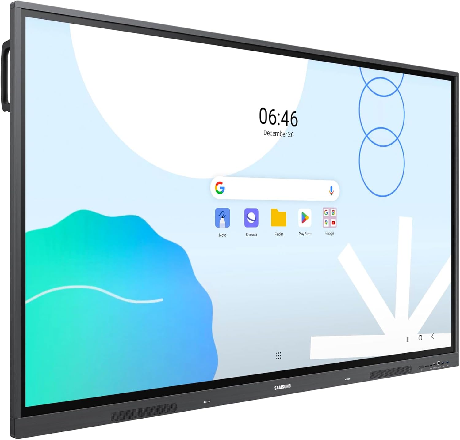 Samsung 75' WAD Interactive Display, EDLA Certification for Google Services Access, Multi-Touch Capabilities, Dual Pen Function, 3-in-1 USB-C Port, OPS Slot, LH75WADWLGCXZA
