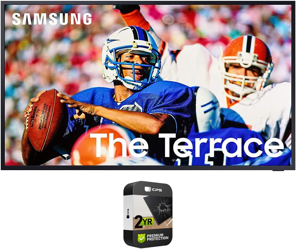 Samsung QN65LST9TAFXZA 65 inch The Terrace Full Sun Outdoor QLED 4K Smart TV Bundle with Premium 2 YR CPS Enhanced Protection Pack