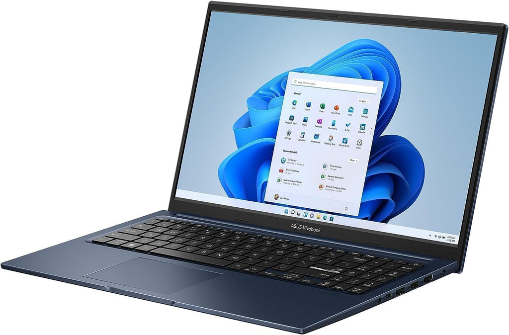 ASUS VivoBook 15 High Performance Laptop in Blue Intel 10-core i5 up to 4.2Ghz 8GB RAM 256GB SSD 15.6in FHD Web Cam HDMI W11 (F1504B – Renewed)