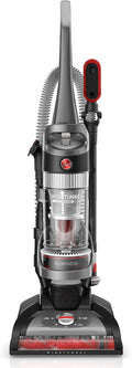 Hoover WindTunnel Cord Rewind Pro Bagless Vacuum Cleaner, Corded Upright Vacuum Cleaner for Carpet and Hard Floor, Multi-Cyclonic Filtration, 25ft Auto-Rewind Cord, 5-Height Adjustment