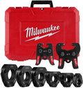 Milwaukee 1/2 Inch - 2 Inch IPS-P Pivoting Press Ring Kit for M18 FORCE LOGIC Press Tools