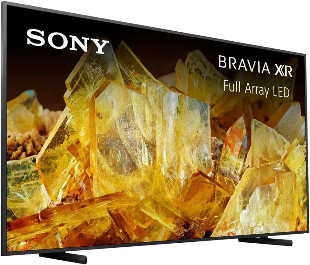 Sony XR65X90L Bravia XR 65 inch X90L 4K HDR Full Array LED Smart TV (Renewed) Bundle with 2 YR CPS Enhanced Protection Pack