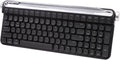 Retro Typewriter Mechanical Keyboard with Tablet Stand, 100 Keys LED Backlit, ABS+PBT Keycaps, Wired/Bluetooth, Blue Switch, Compatible with Windows/Mac/iOS/Android (Black)