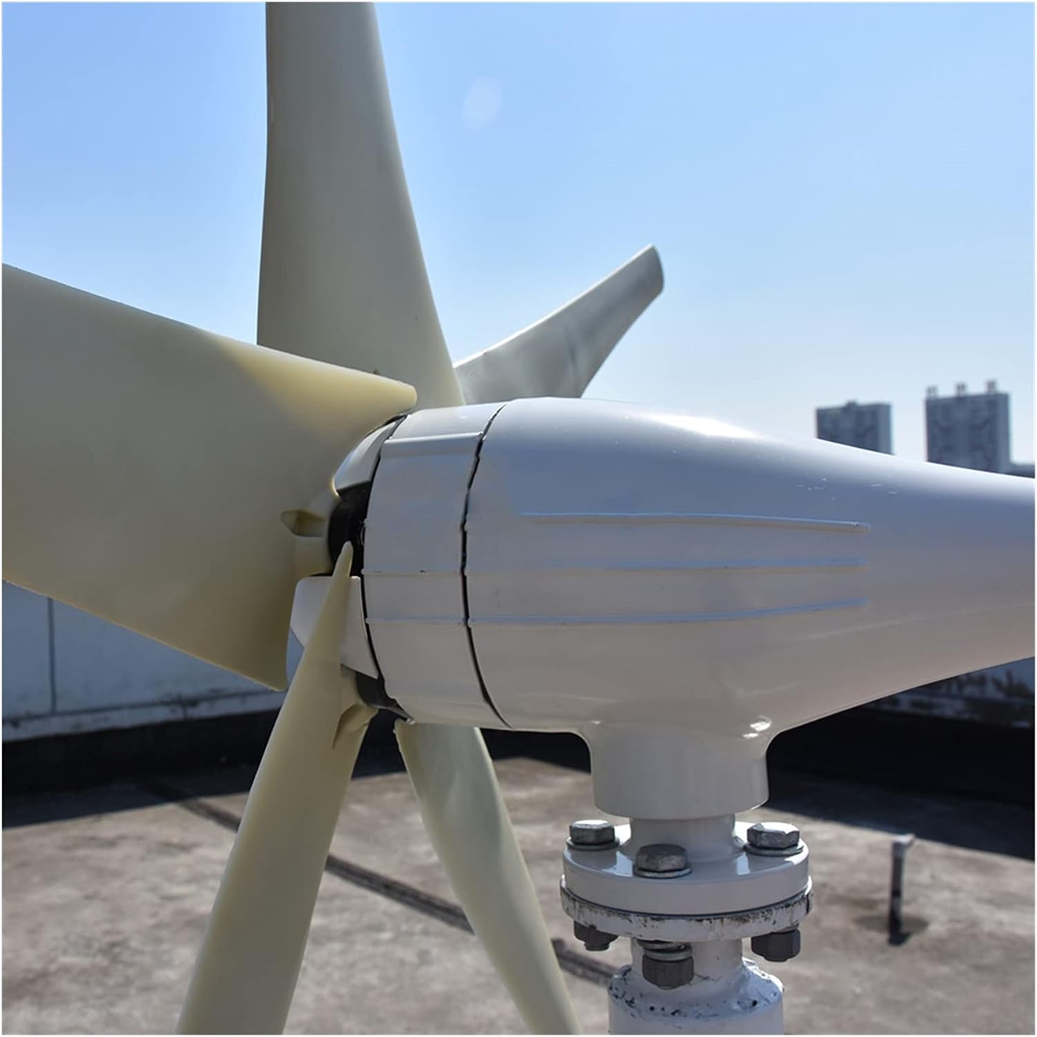 Wind Generator 3000W 5 Blades Free Energy Windmill 12V 24V 48V Wind Power Small Wind Turbine Generator MPPT Controller For Home Use Energy Utilisation is Increased(Wind Turbine,48V_5 BLADES)