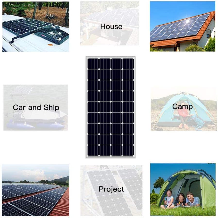 1000 Watts Wind Solar Powered System(Hybrid System Kit): 400W Wind Turbine Generator + 6pcs 100W Monocrystalline Solar Panel + 2000W Pure Since Wave Inverter(Peak 4000W)+Accessories