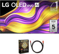 LG OLED83G5WUA 83 Inch G5 Series OLED evo 4K UHD Smart webOS TV with One Wall Design 2025 (Renewed) Bundle with Deco Gear 6FT HDMI Cable and CPS Exclusive 26 Month Protection Pack (BEACH-CPS-26M6500)