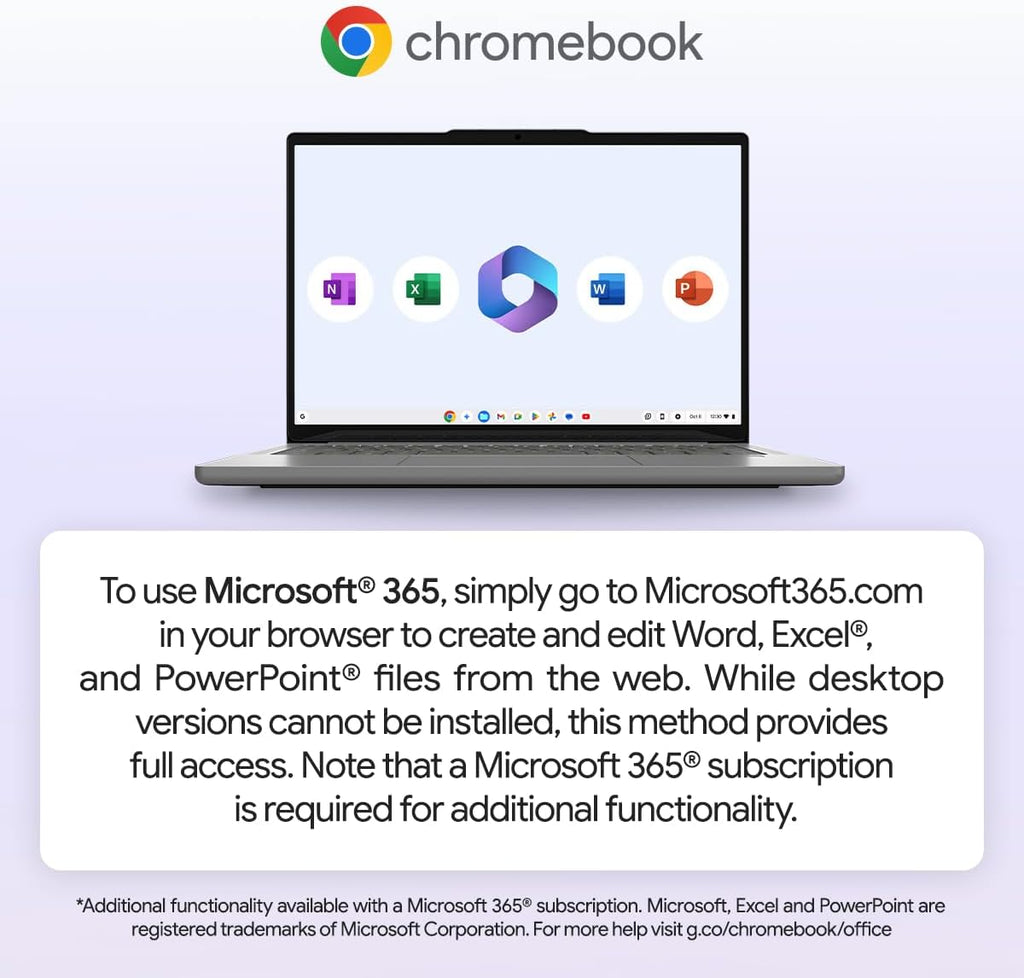 Lenovo IdeaPad Slim 3 Chromebook 14-inch FHD Laptop - (MediaTek Kompanio 520, 4GB RAM, 64GB eMMC, ChromeOS)