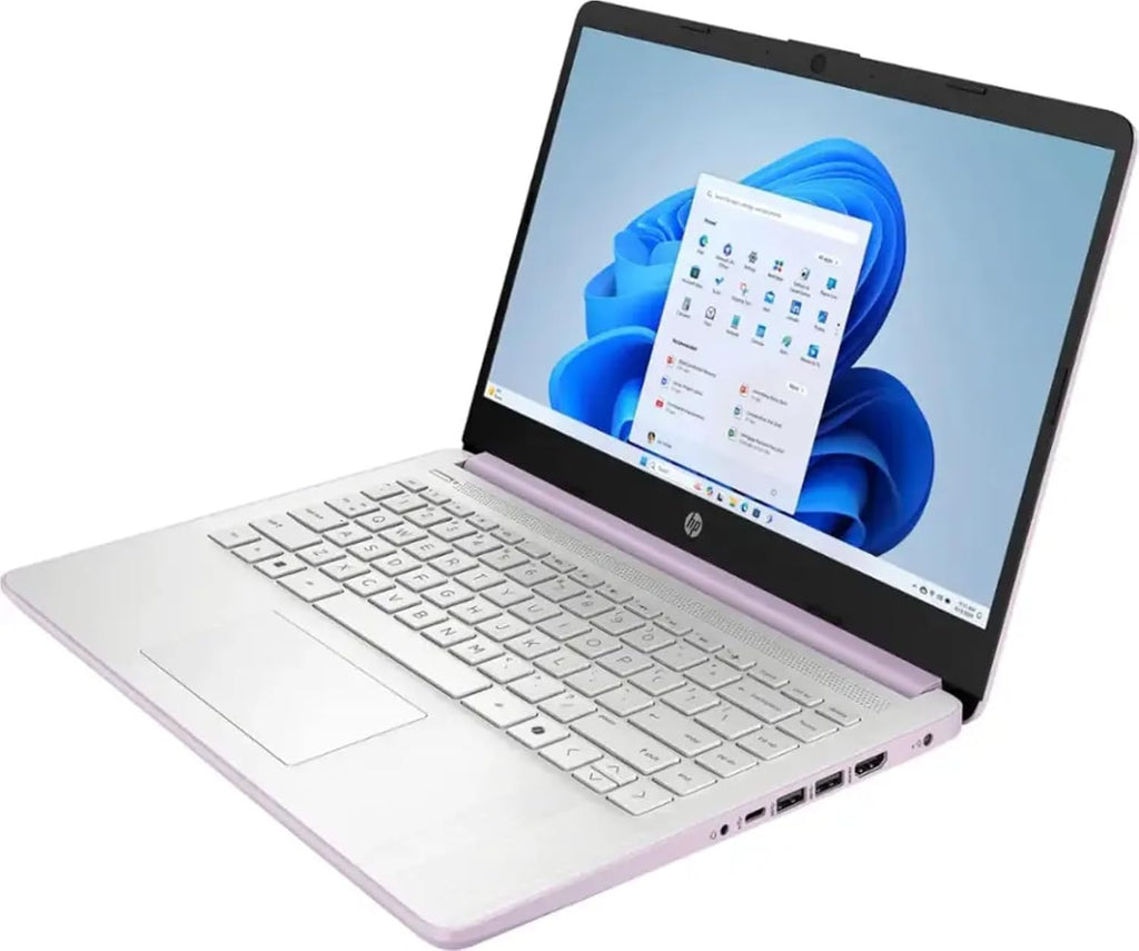 HP 2025 14-inch Student Laptop - Win 11 Pro & 1-Year Office 365 • Intel Quad-Core (Beats N4120) CPU • Wi-Fi 6 • Copilot AI • 16G RAM • 128G UFS + 256GB SD Card • Thin & Light Laptop • w/Accessories