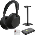Sony WH-1000XM6 The Best Wireless Noise Canceling Headphones + Portable Charger + Headphone Stand + 20W 2-Port Wall Charger (Black)