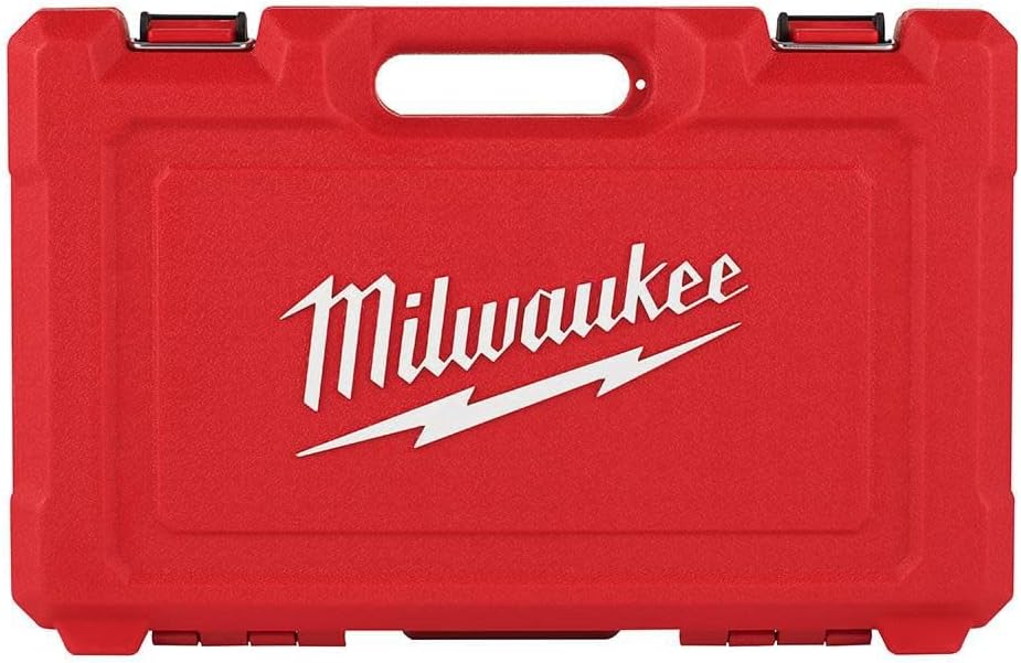 Milwaukee 43PC Shockwave Impact Duty 3/8' Drive SAE & Metric Deep 6 Point Socket Set with Accessories