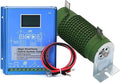 Wind Solar Hybrid System MPPT Charge Controller,3000W 12V/24V/48V with Dump Load Wind Turbine Generator Solar Panel Auto Regulator (Blue)