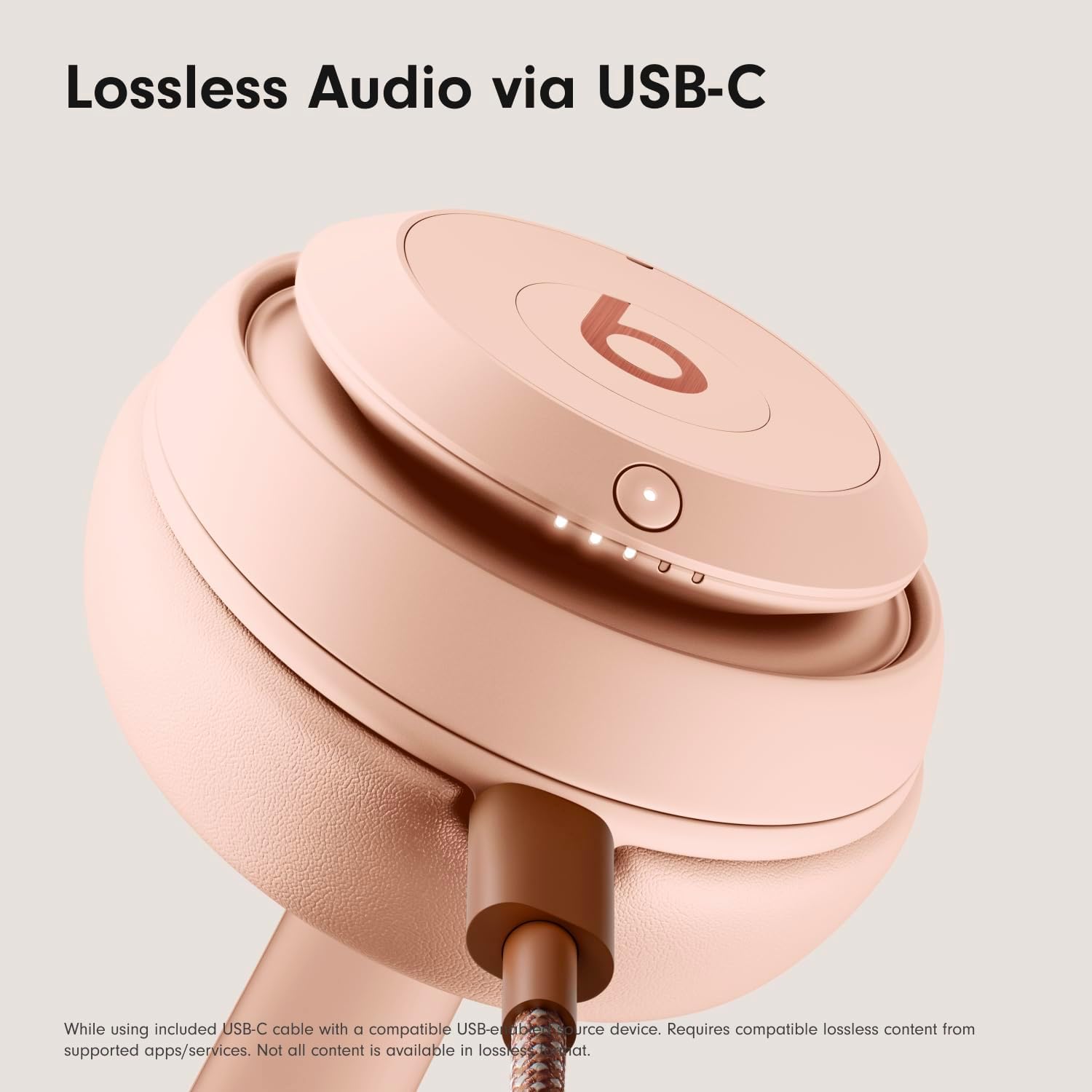 Beats Studio Pro x Kim Kardashian - Wireless Bluetooth Noise Cancelling Headphones - Moon (Renewed)