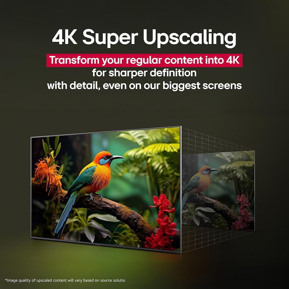LG 65UA7700PUB 65 Inch UA77 LED AI 4K UHD Smart webOS TV 2025 Bundle with SKM1 2.0 Ch. Soundbar, 37'-70' TV Wall Mount, 6-Outlet Surge Adapter & Deco Gear Complete Home Theater Beginner's Guidebook