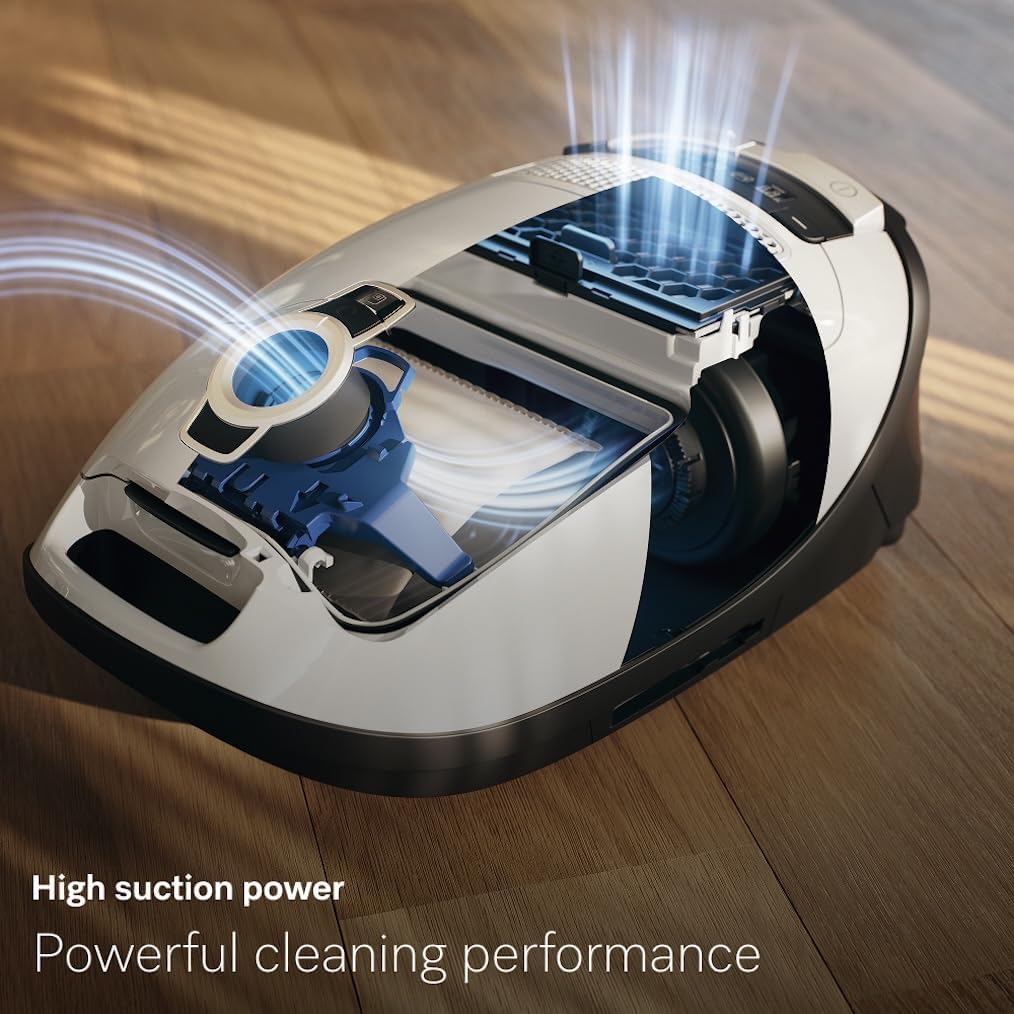 Miele Complete C3 Limited Edition Bagged Canister Vacuum Cleaner with AirClean System, AllTeQ Universal Floorhead, and Parquet Twister Floorbrush, in Tayberry Red