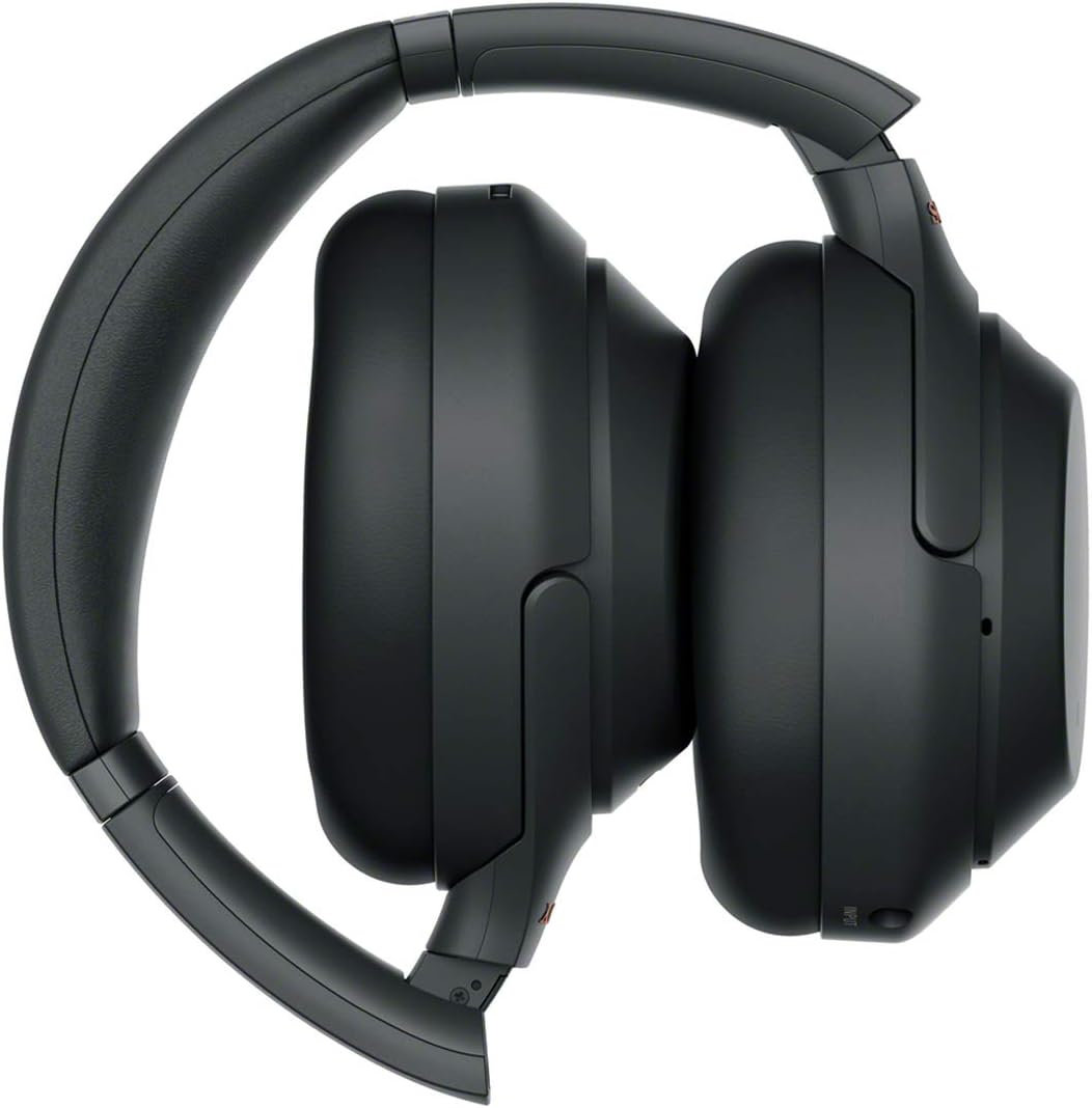 Sony WH1000XM3 Noise Cancelling Headphones, Wireless Bluetooth Over the Ear Headset – Black (2018 Version)