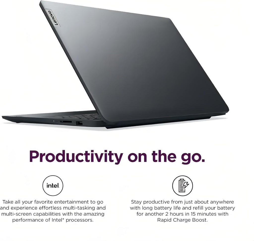 Lenovo IdeaPad Touchscreen Business Laptop, Intel 10-Core i5-1335U (Up to 4.6 GHz), 15.6' FHD Display, 8GB RAM, 256B SSD, Copilot AI-Ready, Wi-Fi 6, SD Card Reader, Windows 11 Home