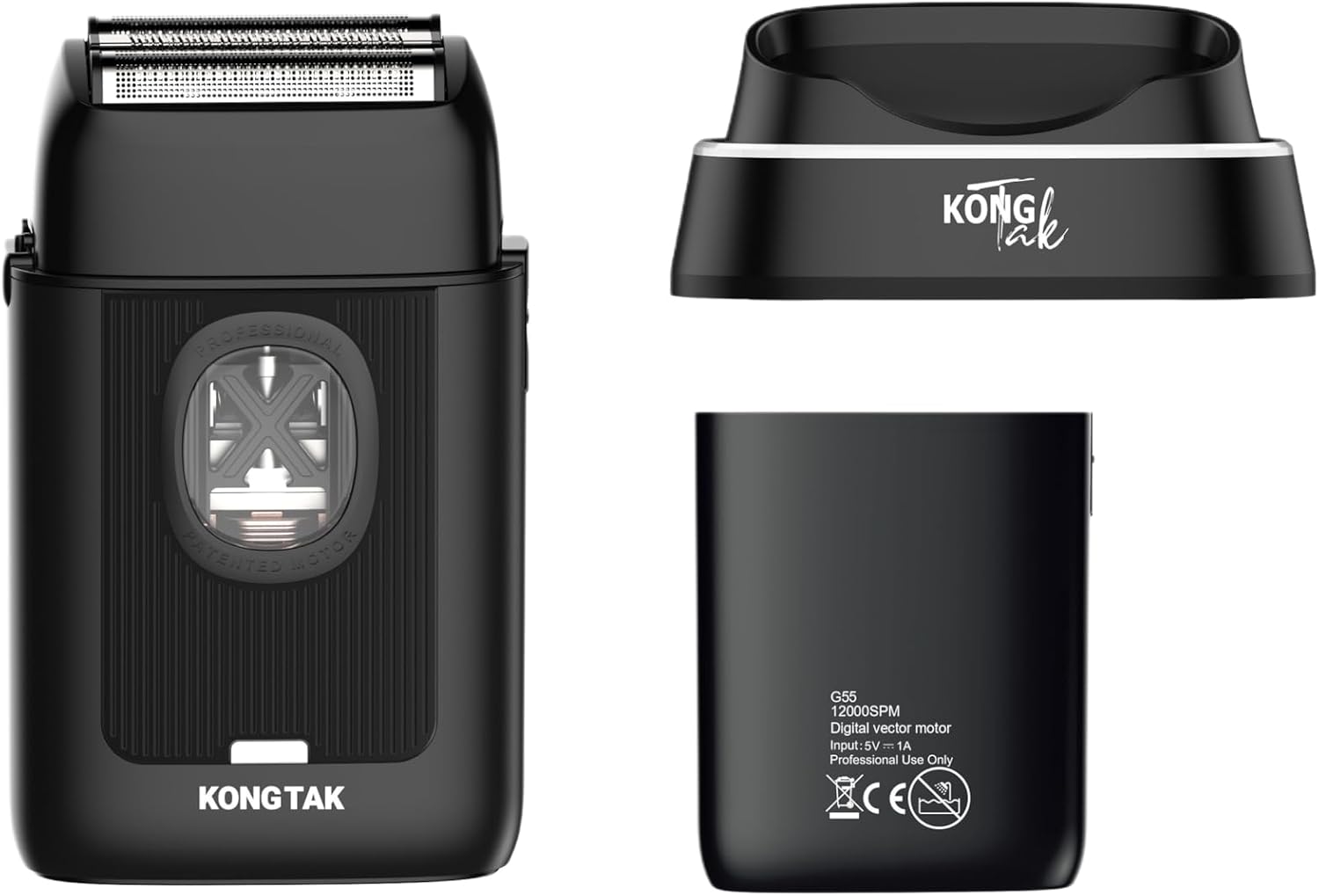 G55 Professional Shaver with Digital Vector Motor UP to 12,000 SPM