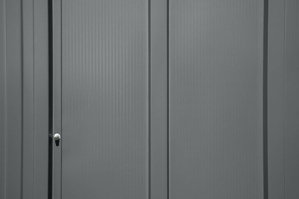 Arrow Sheds 6' x 6' Outdoor Steel Storage Shed, Grey