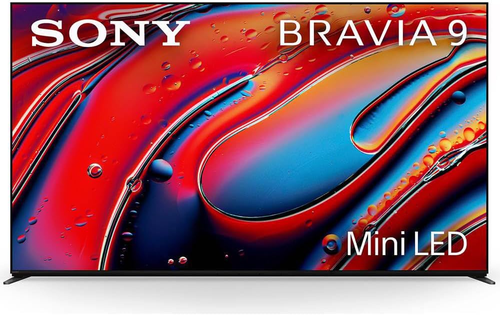 Sony BRAVIA 9 K75XR90 75 inch 4K HDR Smart QLED Mini-LED TV Bundle with Premiere Movie Streaming Package & TV Setup Bundle with Wall Mount + Surge Adapter + HDMI Cable & More (2024 Model)