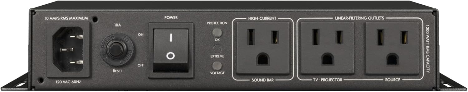 Samsung QN65S90FAFXZA 65 Inch 4K OLED Smart TV with an AudioQuest PQTV3 3-Outlet Non-Sacrificial Surge Protector (2025)