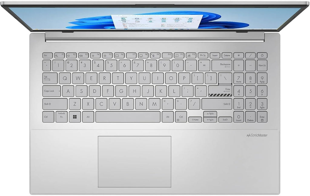 ASUS Vivobook Go 15.6-inch FHD Laptop with Intel i3-N305 Processor, 8GB RAM, 256GB UFS Storage, Cool Silver, E1504gA-WS35