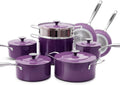 Nuwave Lux 13-Piece Premium Cookware Collection, Next-Generation G11 Duralon Blue Ceramic Nonstick, Ultra Durable, PFAS-Free, Lightweight & Works on All Cooktops