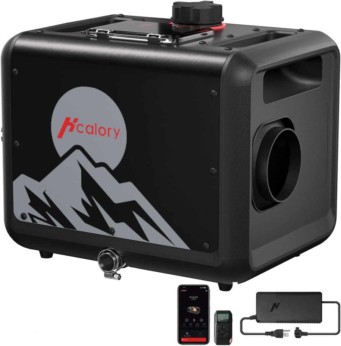 8KW Diesel Heater, All in One 7.5L Toolbox MAX Diesel Air Heater 110/12/24V 2025 Parking Heater with App Control, Wireless Temperature Sensing and Altitude Mode for RV Garage Camper